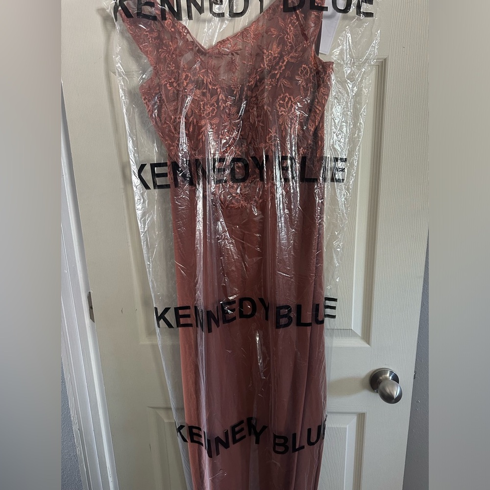 Bridesmaids Dress. Rust colored.